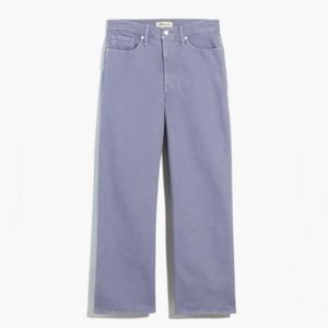 Madewell Perfect Vintage Wide-Leg Jean: Garment-Dyed Edition